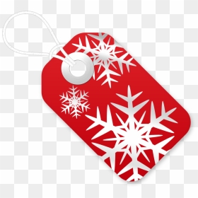 Tag - Christmas Gift Tag Png, Transparent Png - red tag png