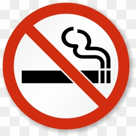 Clipart Car Smoke Clipart Free Download No Smoking - No Smoking Sign, HD Png Download - smoke ring png