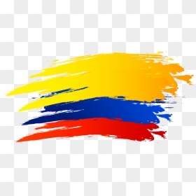 Bandera Colombia Png - Red Yellow Blue Background, Transparent Png - bandera colombia png