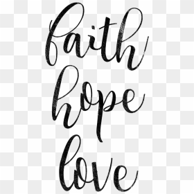 Faith Hope Love Png - Logo Faith Hope Love, Transparent Png - faith png