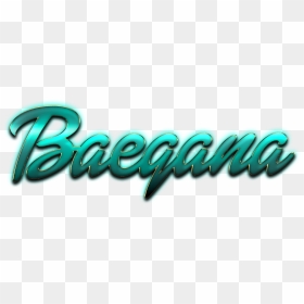 Baegana Heart Name Transparent Png - Graphic Design, Png Download - salt bae png