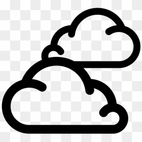 Simple Weather Icons2 Cloudy - Cloudy Weather Icon Png, Transparent Png - weather icon png