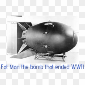 Fat Man Nuke Ww2, HD Png Download - atomic bomb png