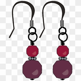 Ear With Earring Clipart - Earring Clipart, HD Png Download - earring png