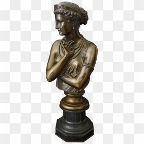 Bronze Bust Of Helen Of Troy, HD Png Download - roman bust png