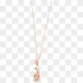 Dazzling Swan Y Necklace, Multi-colored, Rose Gold - Pendant, HD Png Download - gold plate png