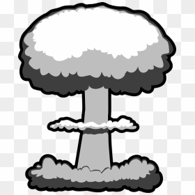 Explosions Outline Pencil And - Nuclear Explosion Clipart, HD Png Download - atomic bomb png