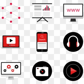 Text Image Video Icon, HD Png Download - analytics icon png