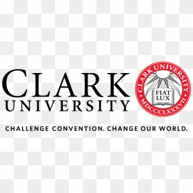 Clark University Horizontal Red Tag - Clark University Worcester Logo, HD Png Download - red tag png