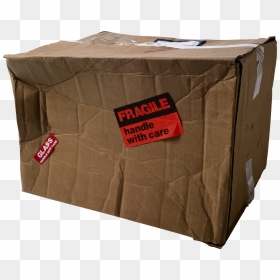 Download And Use Box Png Picture - Damaged Cardboard Box Png, Transparent Png - delivery icon png