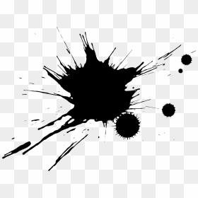 Thumb Image - Picsart Ink Splash Effect, HD Png Download - black design png