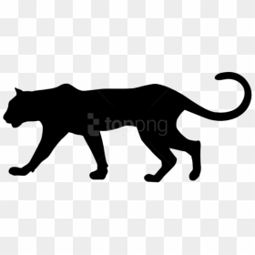 Free Png Puma Silhouette Png - Transparent Background Panther Clipart, Png Download - lion silhouette png