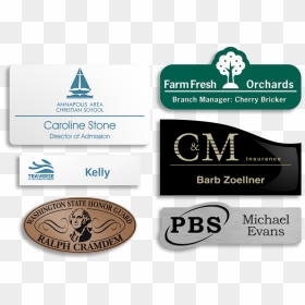 Plastic Name Tags, HD Png Download - name tag png