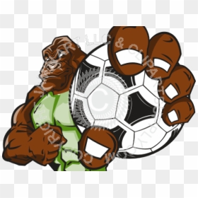 Gorilla Clipart Football - Cardinal Soccer, HD Png Download - football png clipart