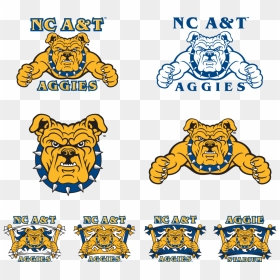 University Spirit Symbols - Nc A&t Aggie Logo, HD Png Download - north carolina outline png
