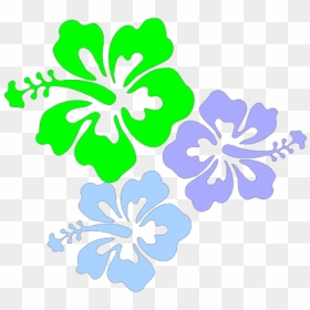 Hibiscus Flower 6 Png Icons - Transparent Background Hawaiian Flower Clipart, Png Download - hibiscus flower png