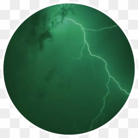 Green Lightning Greenlightning Aesthetic Background - Green Aesthetic Circle Transparent, HD Png Download - green lightning png
