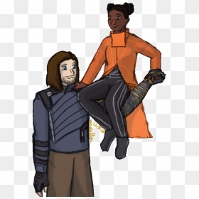 Bucky And Shuri - Bucky Barnes X Shuri, HD Png Download - bucky barnes png