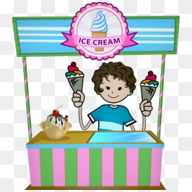 Freeuse Stock Clipart Ice Cream Shop, HD Png Download - ice cream clipart png