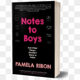 Notes To Boys - Book Cover, HD Png Download - ribon png
