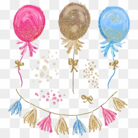Thumb Image - Watercolor Balloons Png Free, Transparent Png - tassel png