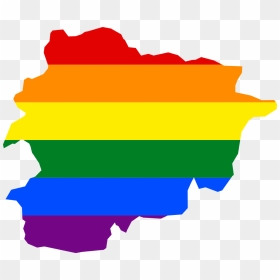 Spain Gay Flag Map , Png Download - Spain Gay Flag Map, Transparent Png - gay flag png