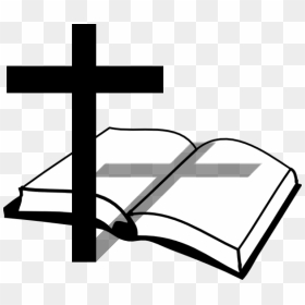 Bible Christian Cross Church Clip Art - Transparent Cross Clipart Png, Png Download - bible clipart png