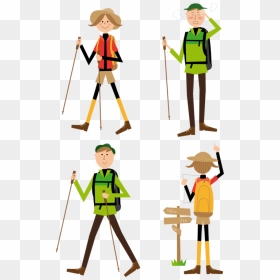 Standing,human Behavior,easel - Hiking Drawing, HD Png Download - easel png