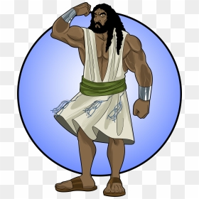 Free Bible Stories - Samson Clipart, HD Png Download - bible clipart png