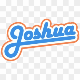 Joshua Retro Name Sign Png - Graphic Design, Transparent Png - free sign png