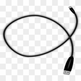 Usb Cable Clip Arts - Clip Art Cord, HD Png Download - cable png