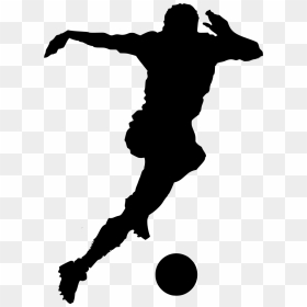 Football Player Clipart Png , Png Download - Soccer Clipart Black And White, Transparent Png - football png clipart