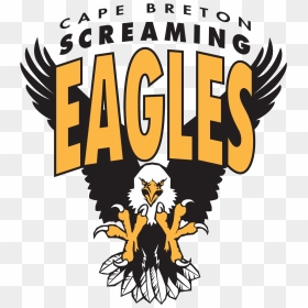 Cape Breton Screaming Eagles Logo - Eagles Cape Breton, HD Png Download - eagle symbol png