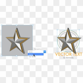 Transparent Stars Vector Png - Make Vector 3d, Png Download - stars vector png