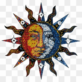Sun Moon Png , Png Download - Sun And Moon Sticker, Transparent Png - sun and moon png