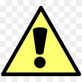 Clip Art Warning Triangle - Critical Clipart, HD Png Download - warning symbol png