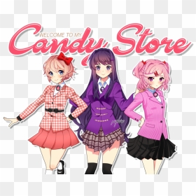 Doki Doki Literature Club Fanart, HD Png Download - doki doki literature club png