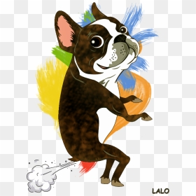 Transparent Fart Png - Boston Terrier Drawing Easy, Png Download - fart png