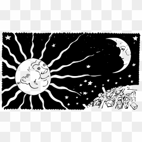 Sun And The Moon Clip Arts - Science Lesson For Grade 6, HD Png Download - sun and moon png