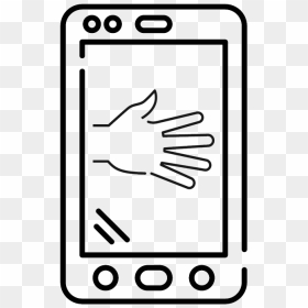 Icon Of Hand Reaching Out For Handshake And Cellphone - Portable Network Graphics, HD Png Download - hand reaching out png