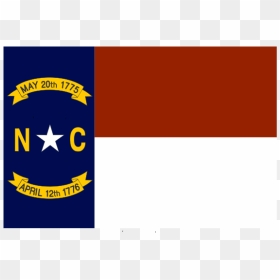 Vector Flag Of North Carolina - North Carolina State Flag, HD Png Download - north carolina outline png