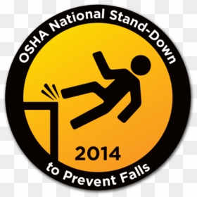 Osha Fall Prevention Magnet - Fall Prevention Sticker, HD Png Download - magnet png