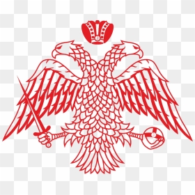 Byzantine Empire Byzantium Double-headed Eagle Symbol - Orthodox Double Headed Eagle Tattoo, HD Png Download - eagle symbol png