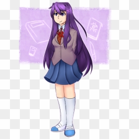 Ddlc Doki Doki Literature Club Yuri Ddlc Yuri Mirrorteru - Cartoon, HD Png Download - doki doki literature club png