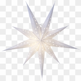 Paper Star Polaris - Weihnachtsstern Weiss Papier, HD Png Download - star shine png