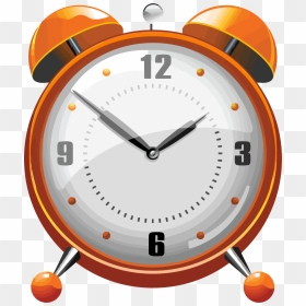 Orange Alarm Clock Png, Transparent Png - clip png