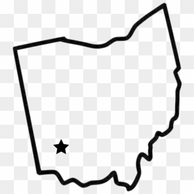 Ohio State Outline, HD Png Download - ohio outline png