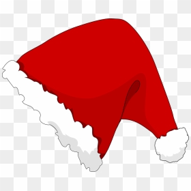 Santa Hat Clipart Hut - Cartoon Christmas Hat Png, Transparent Png - santa hat clipart png