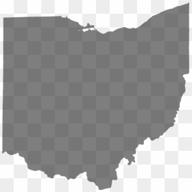 Map Of Ohio, HD Png Download - ohio outline png