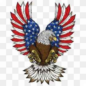 Usa Eagle Png - Logo Eagle Png Transparent, Png Download - american flag eagle png